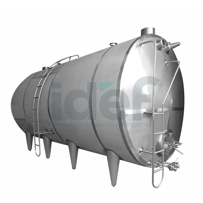 Horizontal Milk Storage Tank Horizontal Milk Storage Tank